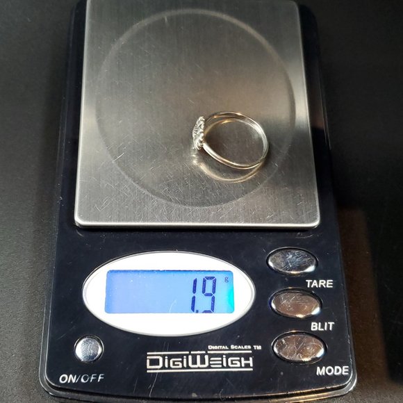 Size 8 925 Sterling Silver Cute Simple Flower Ring - Picture 6 of 6